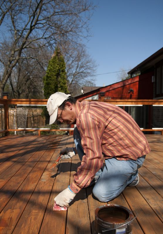 Deck Maintenance in Progress